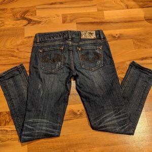 Rerock Express skinny jeans sz 4 27